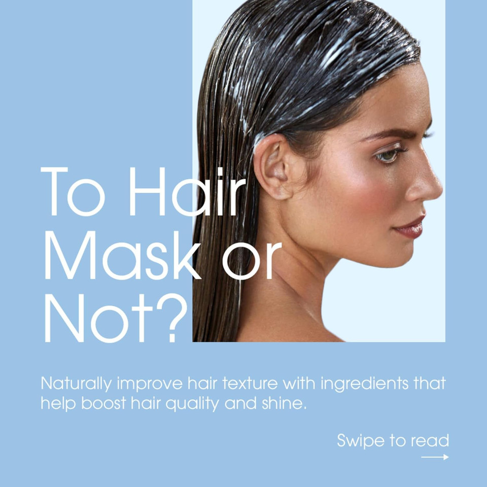 Giovanni Biotin & Collagen Hair Mask - Deeply Conditions, Detangles, Helps Rebond Split Ends, For All Hair Types, Moisturizing, Helps Create Shine & Manageability, Cruelty-Free, Salon-Quality - 10 Oz