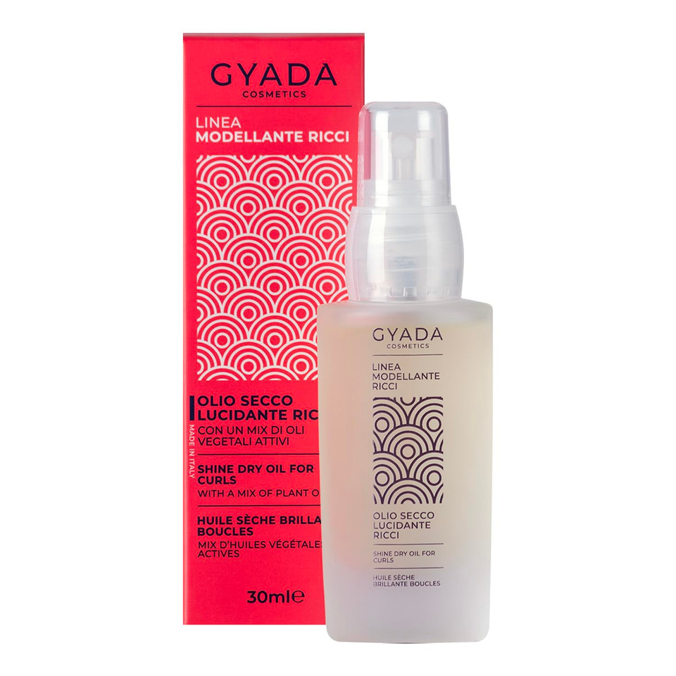 Dry Polishing Oil For Curly And Wavy Hair, -30% Frizz, +28% Shine, +20% Instant Elasticity, Tested Effectiveness, Non-Greasy, With Light And Active Vegetable Oils, 30 Ml