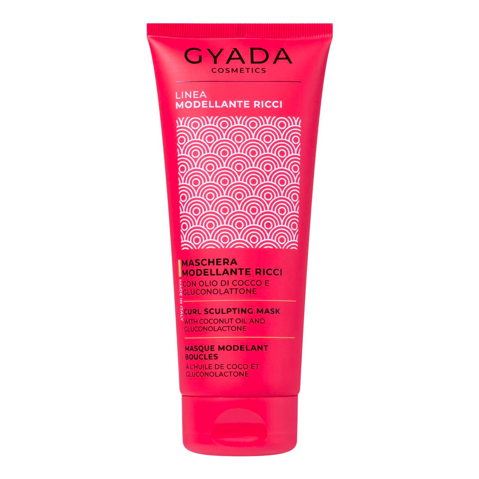 Gyada Curl Defining Mask - Moisturizing And Anti-Frizz Curl Modeling Conditioner - Based On Vine Sap And Fermented Rice Water - Vegan & Green Formula - Cruelty Free - 6,76 Fl Oz