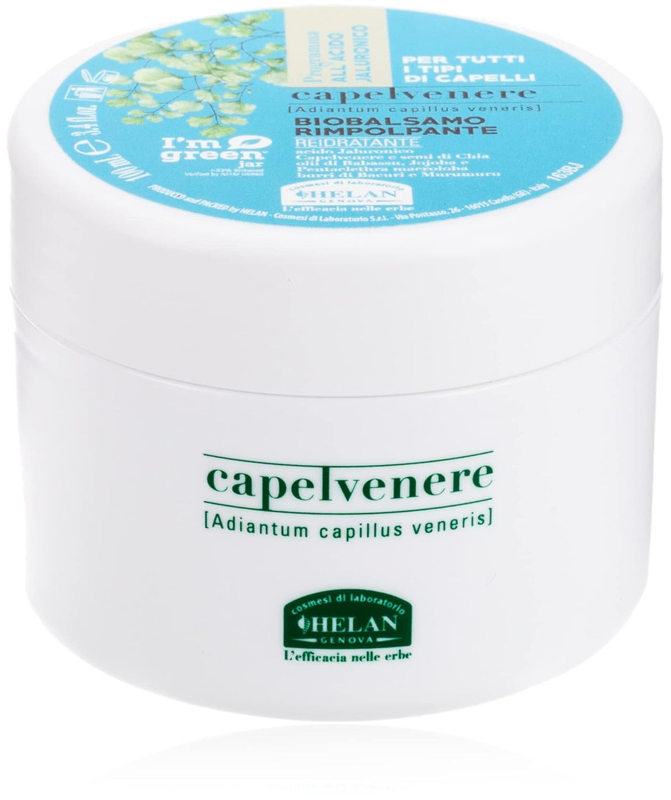 Helan Capelvenere Paraben And Sulfate Free Anti Aging Hair Deep Condition Mask Treatment With Babasu, Pracaxi, Jojoba, Bacura And Murumuru Butter