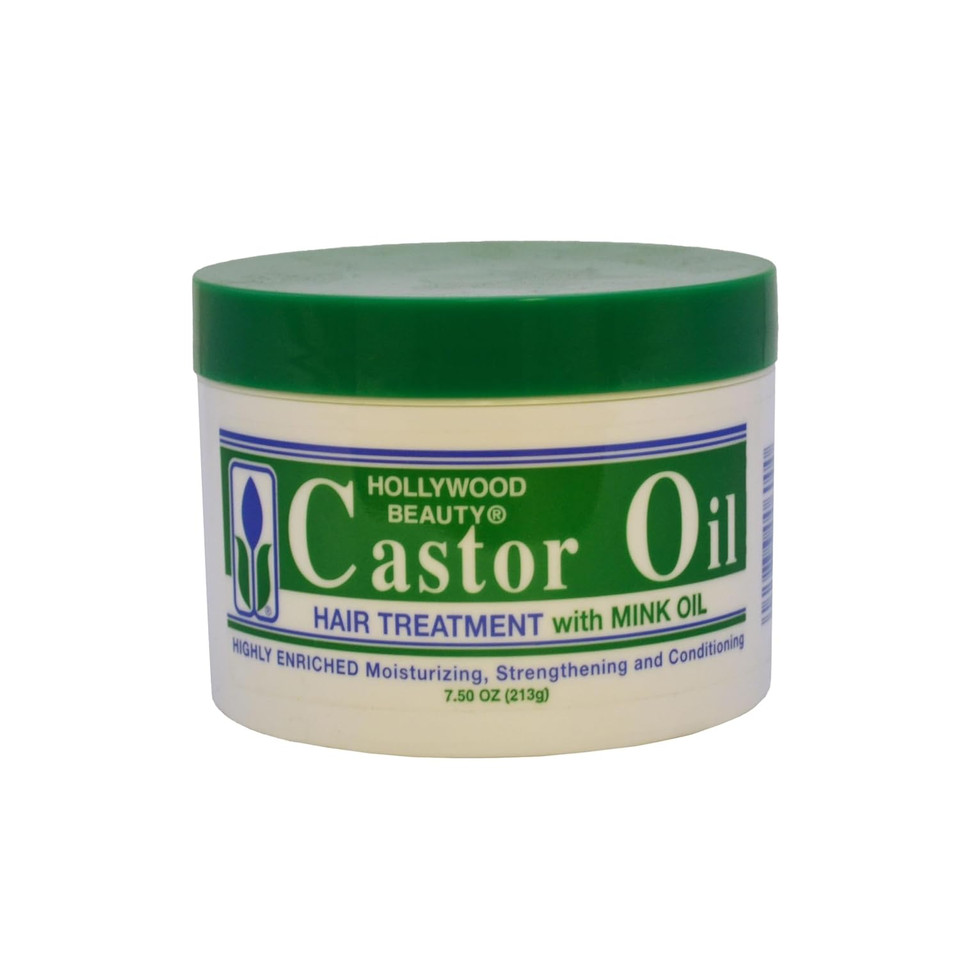 Hollywood Beauty Castor Oil Hair Treatment With Mink Oil, 7.5 Ounce Hollywood Beauty Castor Oil Hair Treatment With Mink Oil, 7.5 Ounce