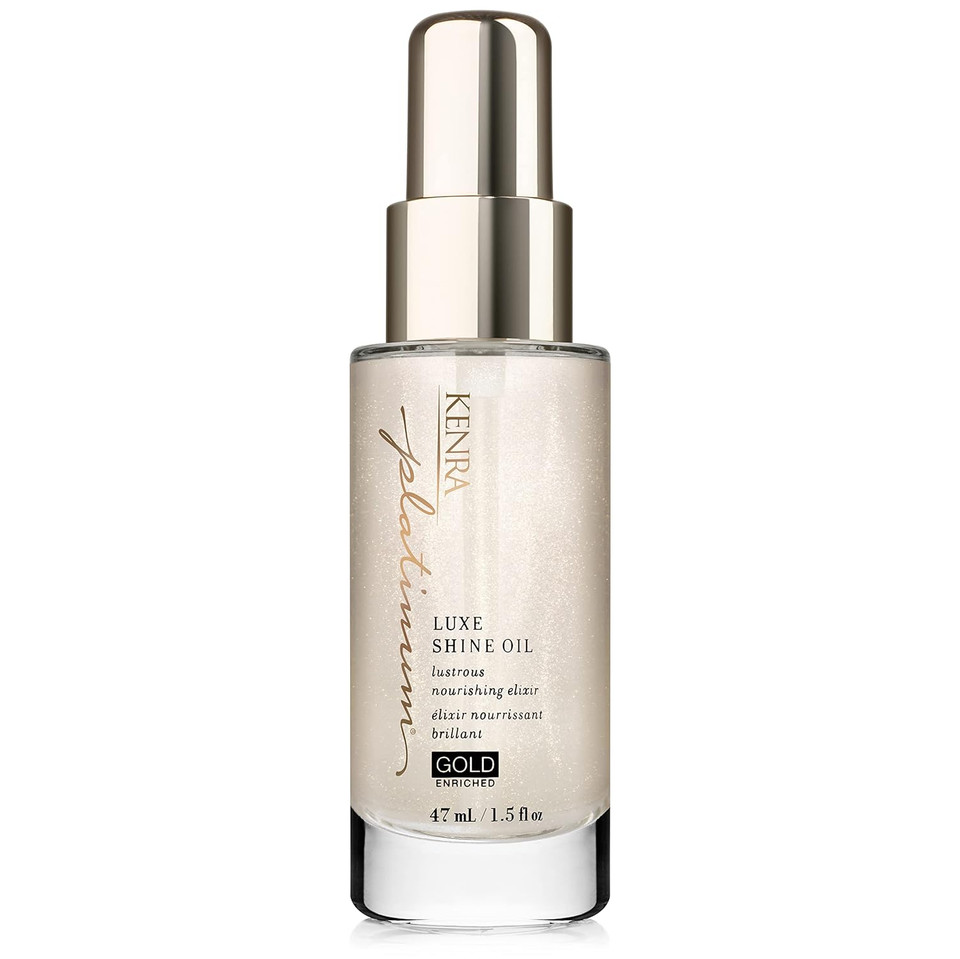 Kenra Platinum Luxe Shine Oil | Gold Enriched Nourishing Elixir