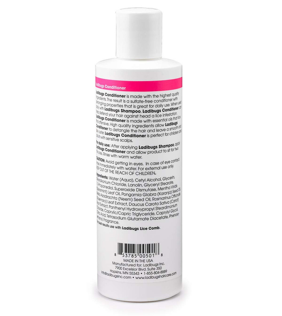 Lice Prevent Conditioner 8Oz | Natural, Essential Oils, Sulfate-Free