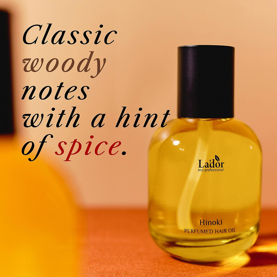 La'Dor Hair Perfume Oil For Dry Damaged Hair - Anti Frizz Nourishing Fragrance Gloss Oil Serum Leave-In Conditioner Hold Curls & Waves No Sulfate Paraben 1 Fl Oz 03 Osmanthus Korean Haircare Lador