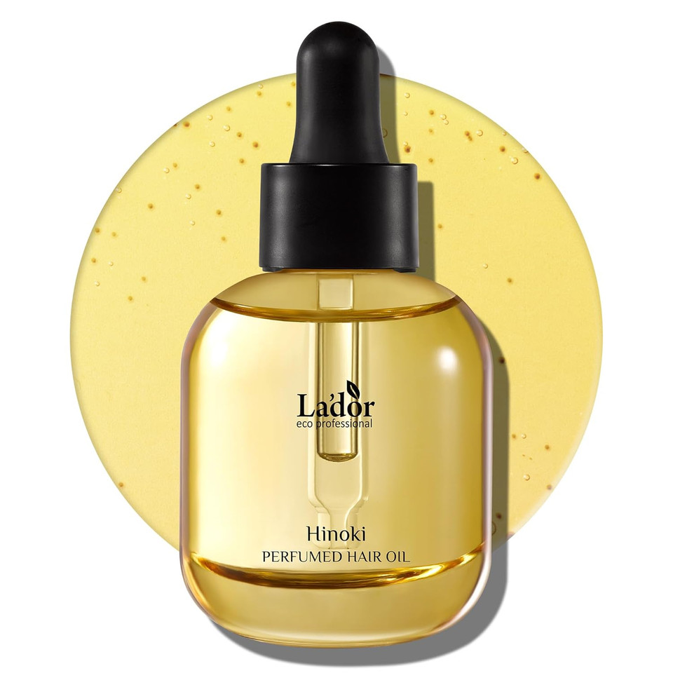 La'Dor Hair Perfume Oil For Dry Damaged Hair - Anti Frizz Nourishing Fragrance Gloss Oil Serum Leave-In Conditioner Hold Curls & Waves Sulfate Paraben Alcohol Free 1 Fl Oz La Pitta Korean Haircare
