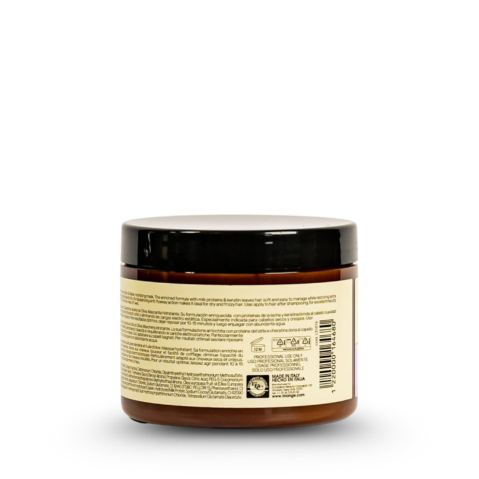 Hydranourish Mask - Hydrating & Nourishing Milk, Keratin, And Olive Oil Hair Mask, 500Ml / 16.9 Oz