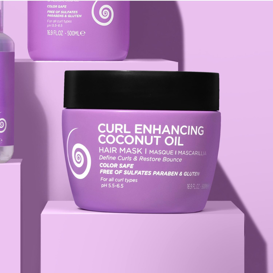 Luseta Turmeric & Collagen Hair Mask Thickening Hair Treatment For Thin And Oily Hair, Nourish Scalp, Frizz Control & Add Shine, Sulfate Free