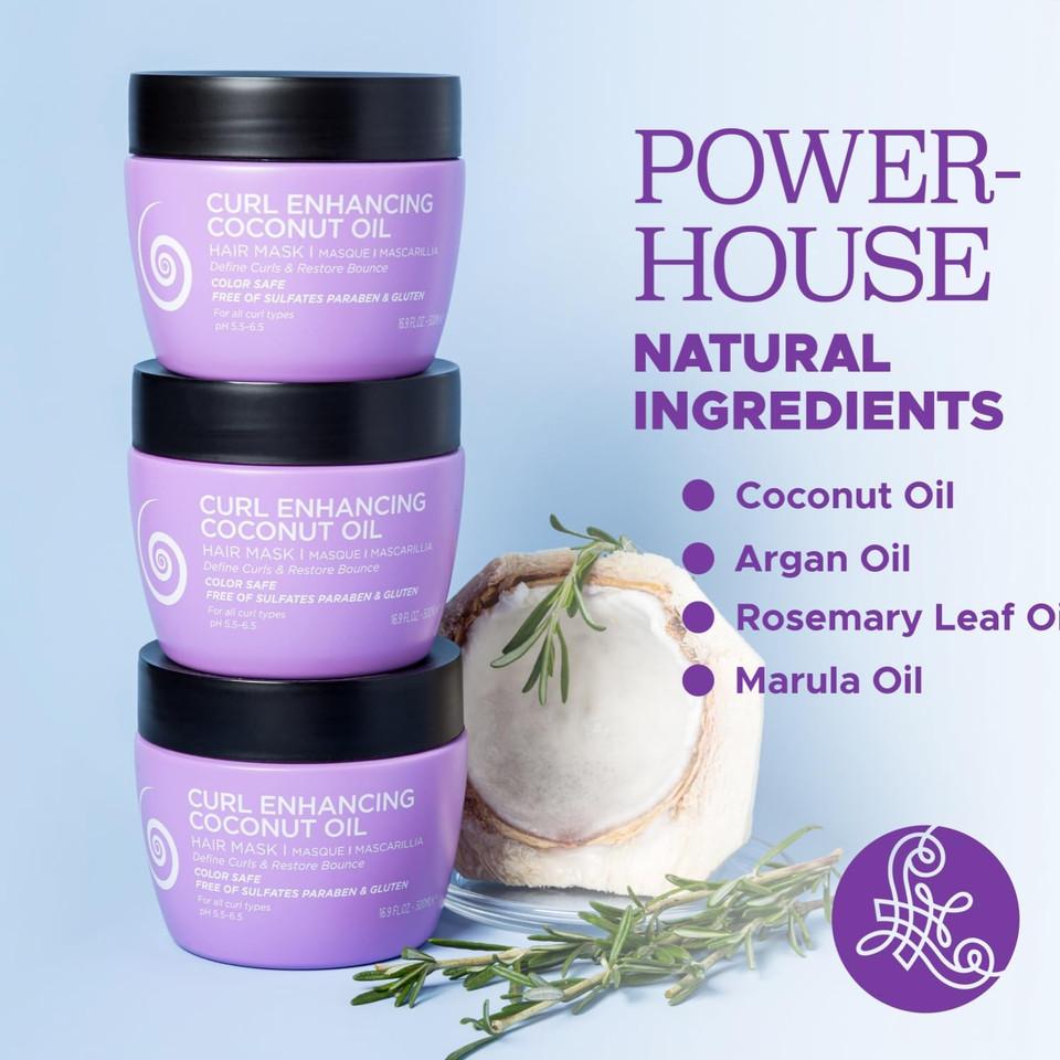 Luseta Turmeric & Collagen Hair Mask Thickening Hair Treatment For Thin And Oily Hair, Nourish Scalp, Frizz Control & Add Shine, Sulfate Free