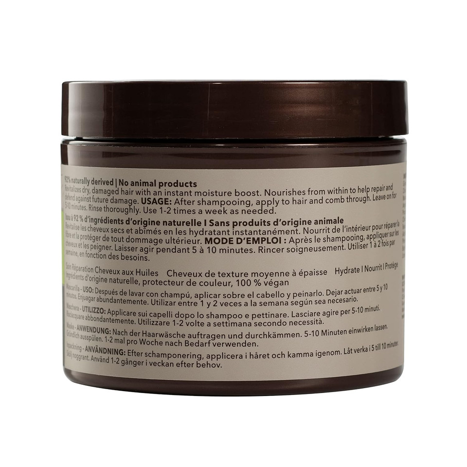 Macadamia Professional Hair Care Sulfate & Paraben Free Natural Organic Cruelty-Free Vegan Hair Products Nourishing Repair Masque -Replenishes Moisture, Strengthens And Improves Elasticity,2 Fl Oz