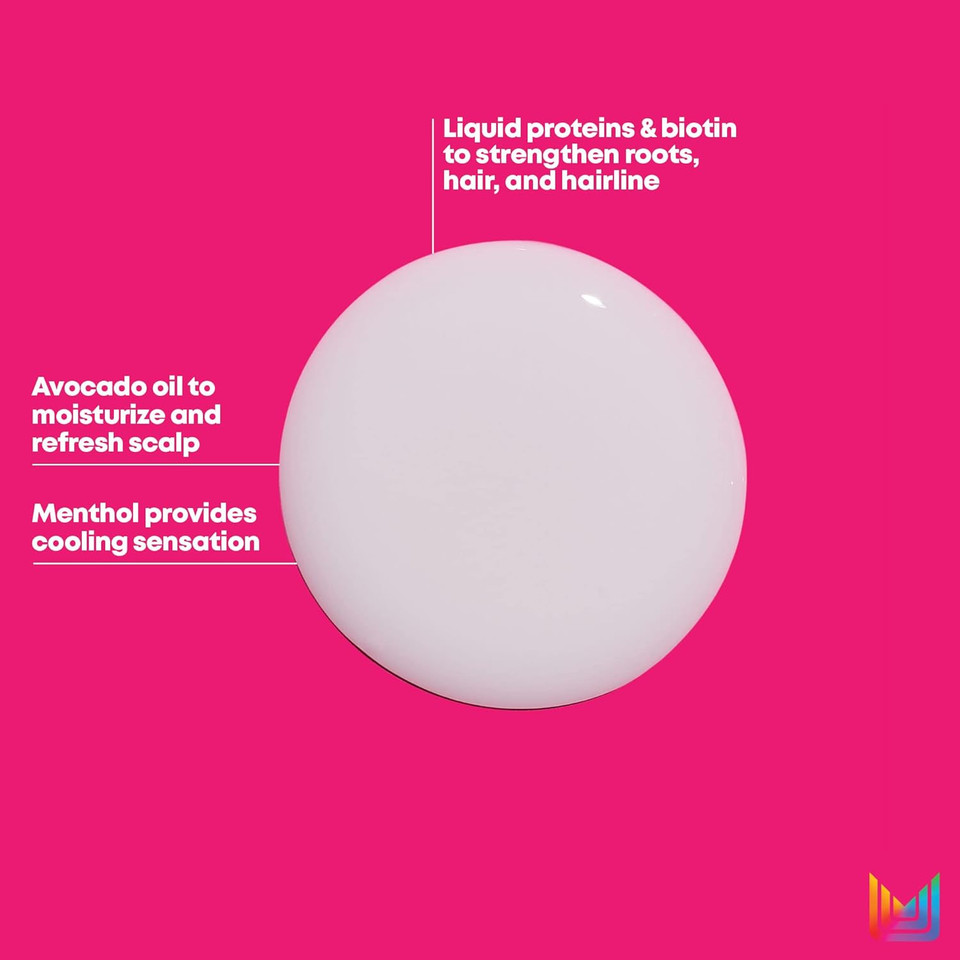 Matrix Instacure Tension Reliever Leave-In Scalp Serum - Moisturizes Dry And Irritated Scalp, Cools Tension In Braids, Protective & Tight Hairstyles, 6.8 Fl Oz