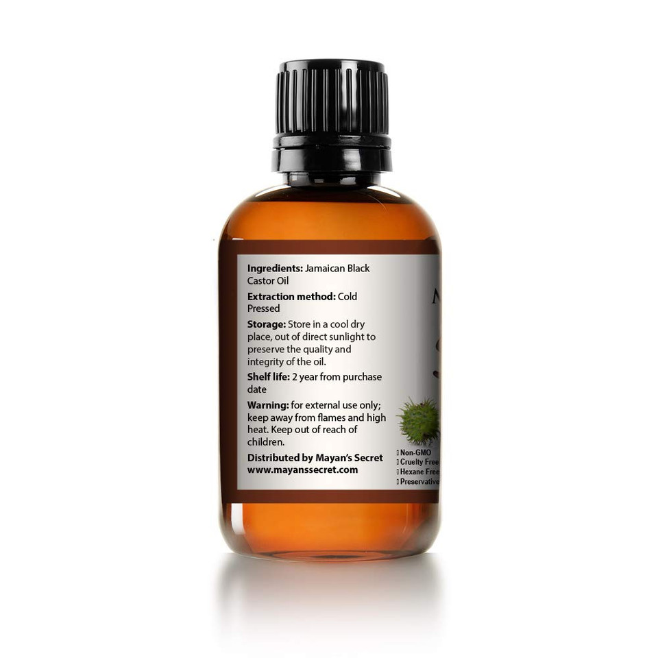 Mayan'S Secret - Jamaican Black Castor Seed Oil 4Oz - 100% Pure & Organic | Black Jamaican Castor Oil For Hair Growth, Eyelashes, Beard & Skin Mayan'S Secret - Jamaican Black Castor Seed Oil 4Oz - 100% Pure & Organic | Black Jamaican Castor Oil For Hair Growth, Eyelashes, Beard & Skin