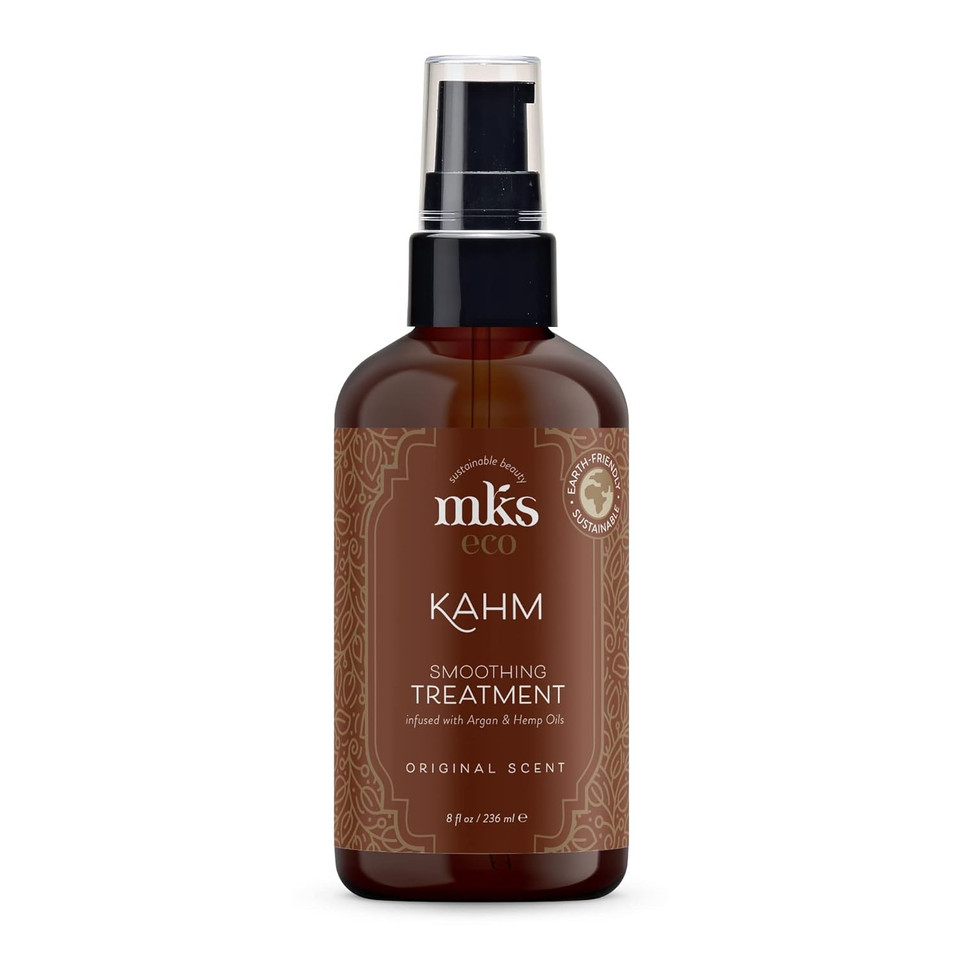 Earthly Body Mks Eco Kahm Smoothing Hair Treatment, Original Scent - Vegetable Keratin Protein, Moroccan Argan Oil, Hemp Seed Oil - Vegan & Cruelty Free Conditioner - 1 Count Earthly Body Mks Eco Kahm Smoothing Hair Treatment, Original Scent - Vegetable Keratin Protein, Moroccan Argan Oil, Hemp Seed Oil - Vegan & Cruelty Free Conditioner - 1 Count
