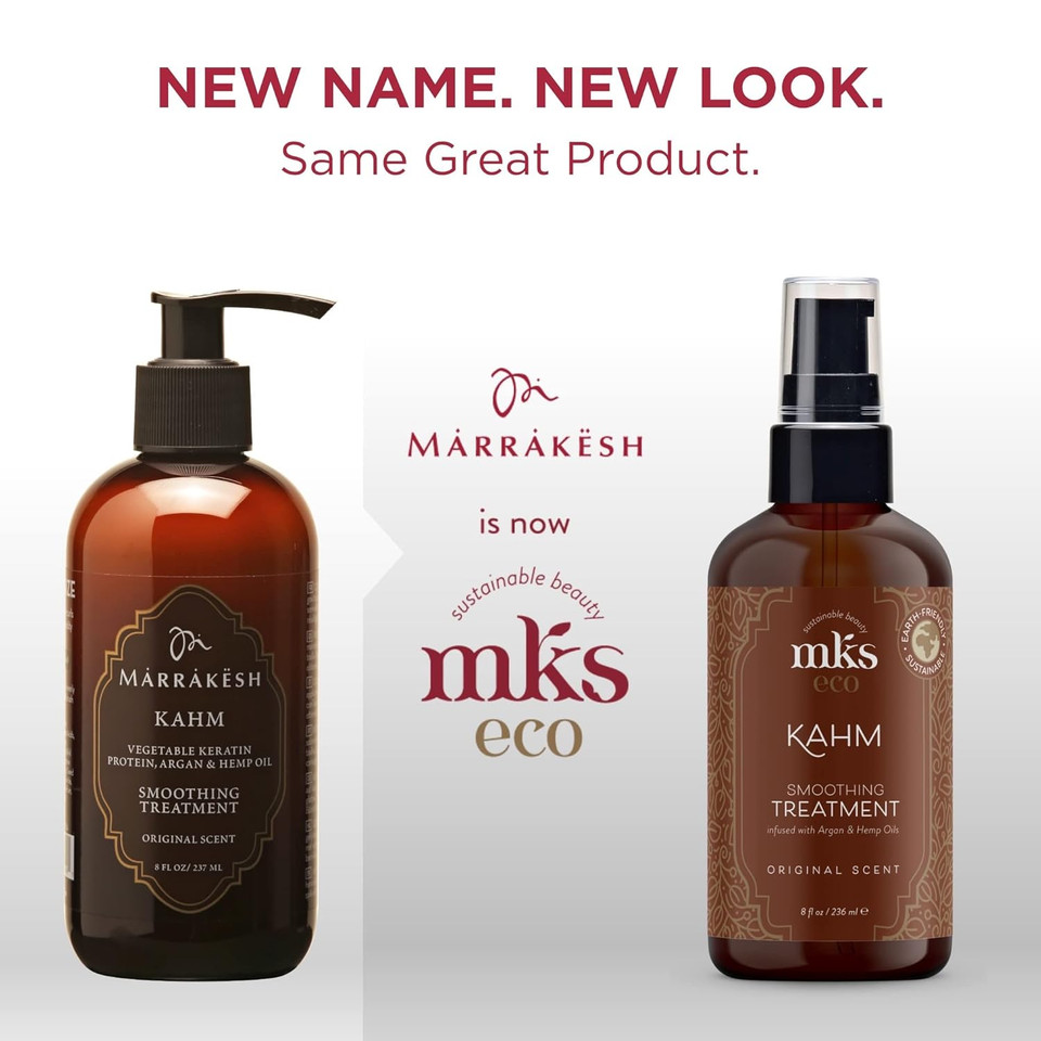 Earthly Body Mks Eco Kahm Smoothing Hair Treatment, Original Scent - Vegetable Keratin Protein, Moroccan Argan Oil, Hemp Seed Oil - Vegan & Cruelty Free Conditioner - 1 Count Earthly Body Mks Eco Kahm Smoothing Hair Treatment, Original Scent - Vegetable Keratin Protein, Moroccan Argan Oil, Hemp Seed Oil - Vegan & Cruelty Free Conditioner - 1 Count