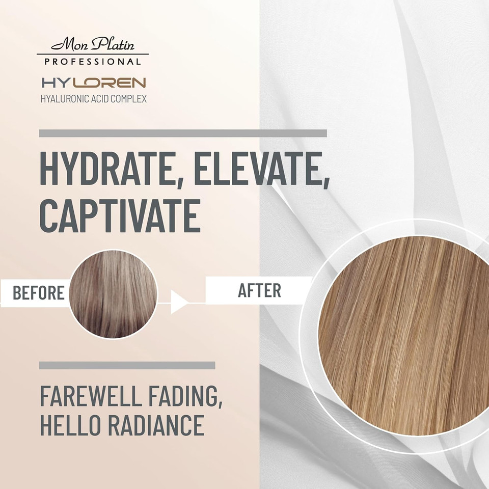 Mon Platin Professional Hair Mask, Black Caviar & Natural Silk Therapy, Deep Conditioning Hair Mask For Dry, Colored Hair, 100Ml