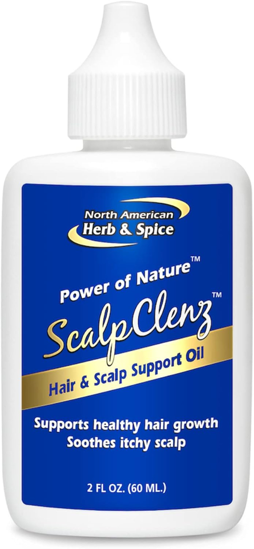 North American Herb & Spice Scalpclenz Oil, 2 Fl. Oz - Hair Oil For Healthy Hair Growth, Itchy Scalp Soother, Dandruff Fighter - Non-Gmo, Organic Ingredients