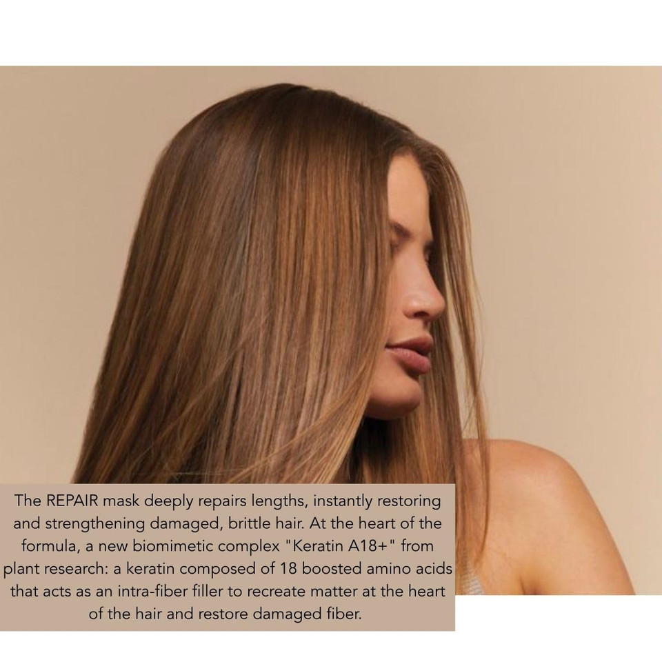 Phyto Paris Repair Intensive Restructuring Mask, Vegan, Silicone Free, Restores And Strengthens Damaged Hair And Brittle Hair Fibers, 6.76 Fl.Oz