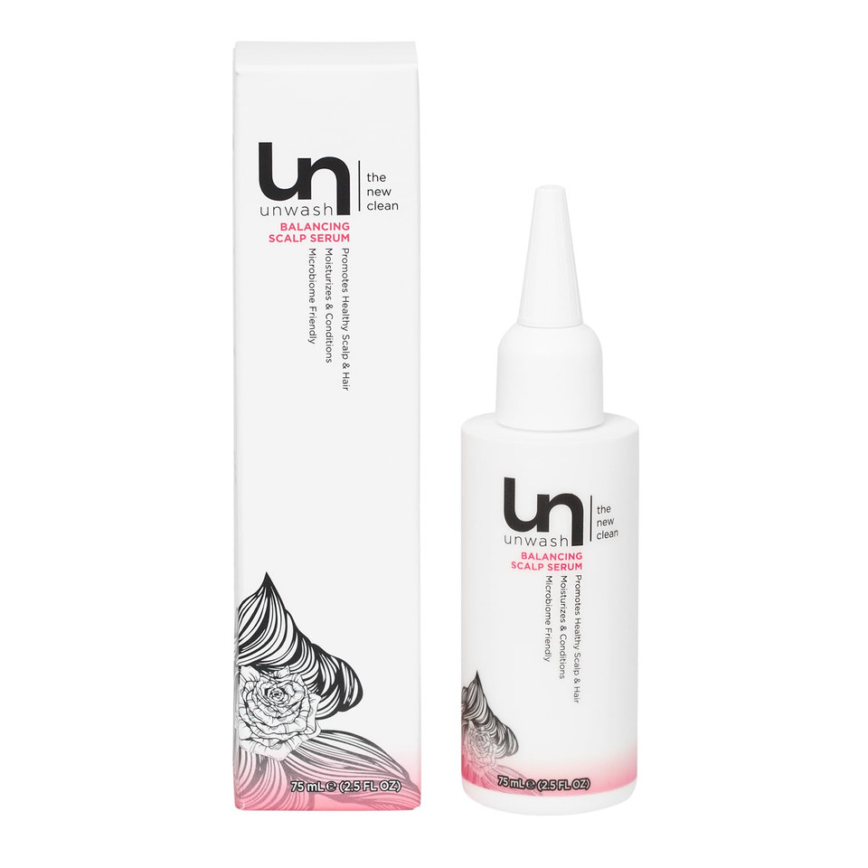 Unwash Balancing Scalp Serum - Nourish & Soothe Dry, Flaky Itchy Scalp, Nourishing Scalp Treatment, Balances Moisture, Micriobiome Friendly, Sulfate Free, 2.5 Fl Oz