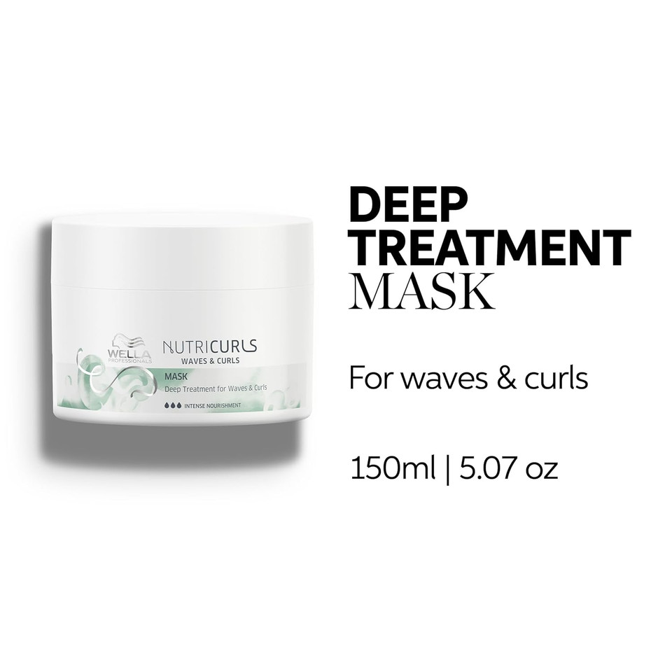 Wella Professionals Nutricurls Mask| Nourish And Define Wavy And Curly Hair