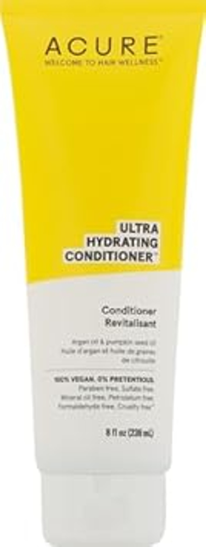 Acure Ultra Hydrating Conditioner  Deep Moisture & Nourishing Formula For Dry, Dehydrated Hair, Restores Softness & Shine, 8 Fl Oz