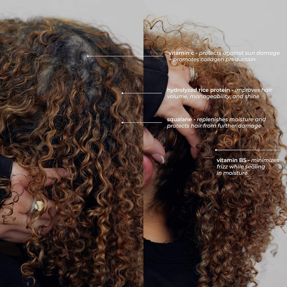 Adwoa Beauty Melonberry Leave-In Conditioner 6.8Oz + Vitamin C Smoothing Hair Gel 8Oz  Hydration + Frizz Control Duo For Curly + Textured Hair