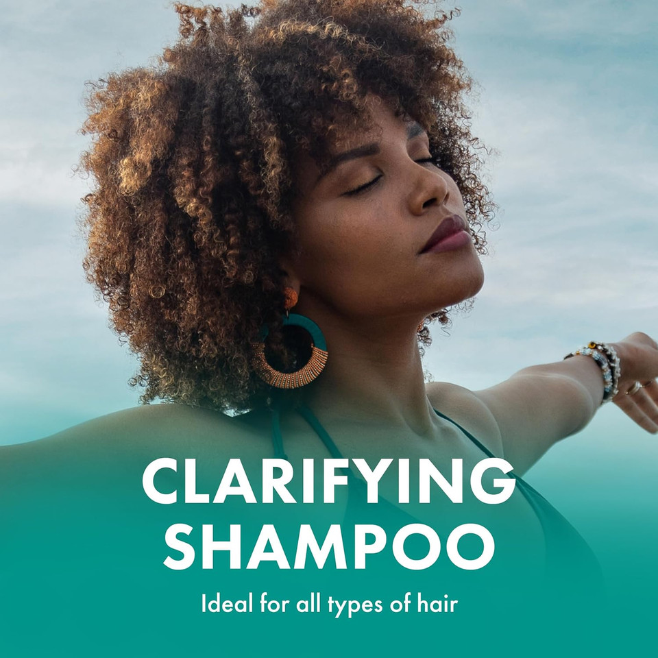 Agave Clarifying Shampoo Deep Cleansing & Hydrating Formula For All Hair Types, Sulfate-Free