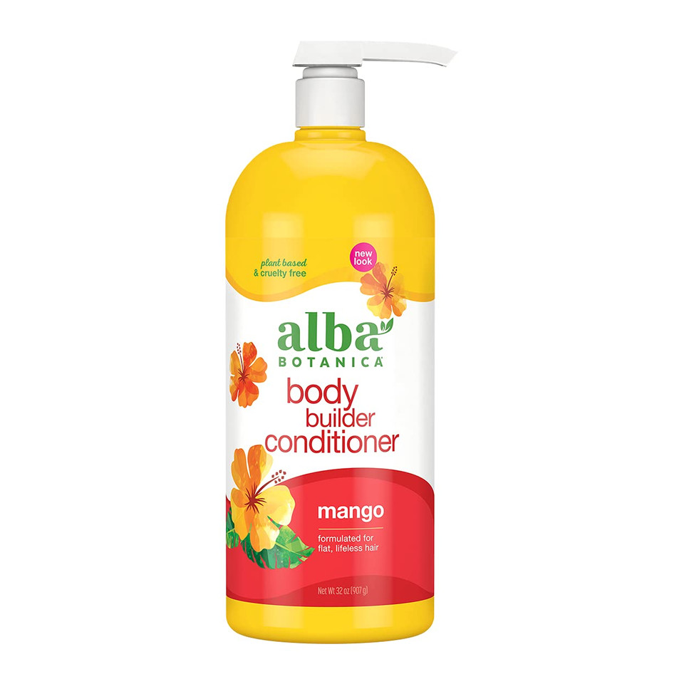 Alba Botanica Body Builder Conditioner, Mango, 32 Oz