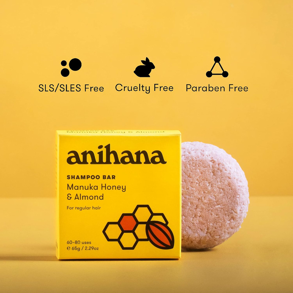 Anihana Shampoo And Conditioner Bars For Regular Normal Hair, Clean Purifying, Natural Healthy Look And Shine, Paraben Free