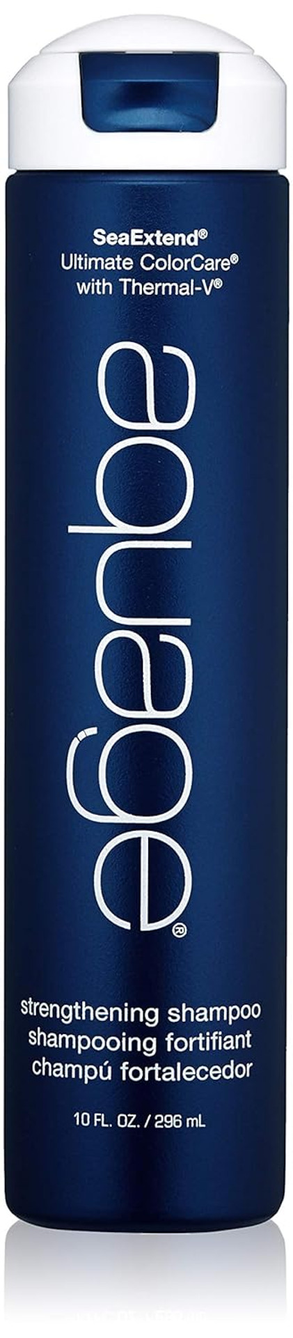 Aquage Seaextend Strengthening Shampoo, For Fine Hair, Keeps Hair Full, Protected And Brings Out Natural Texture, 10 Fl. Oz