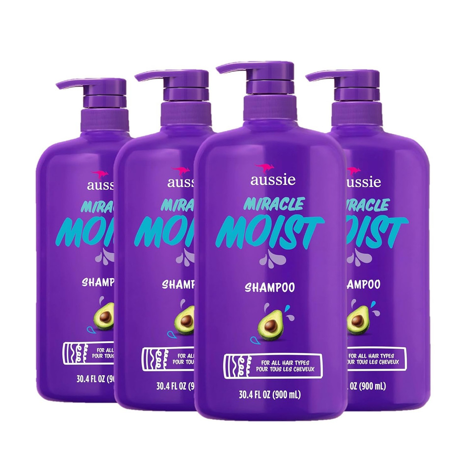Aussie Shampoo Miracle Moist 26.2 Oz Pump, 26.2 Oz (381519186776)