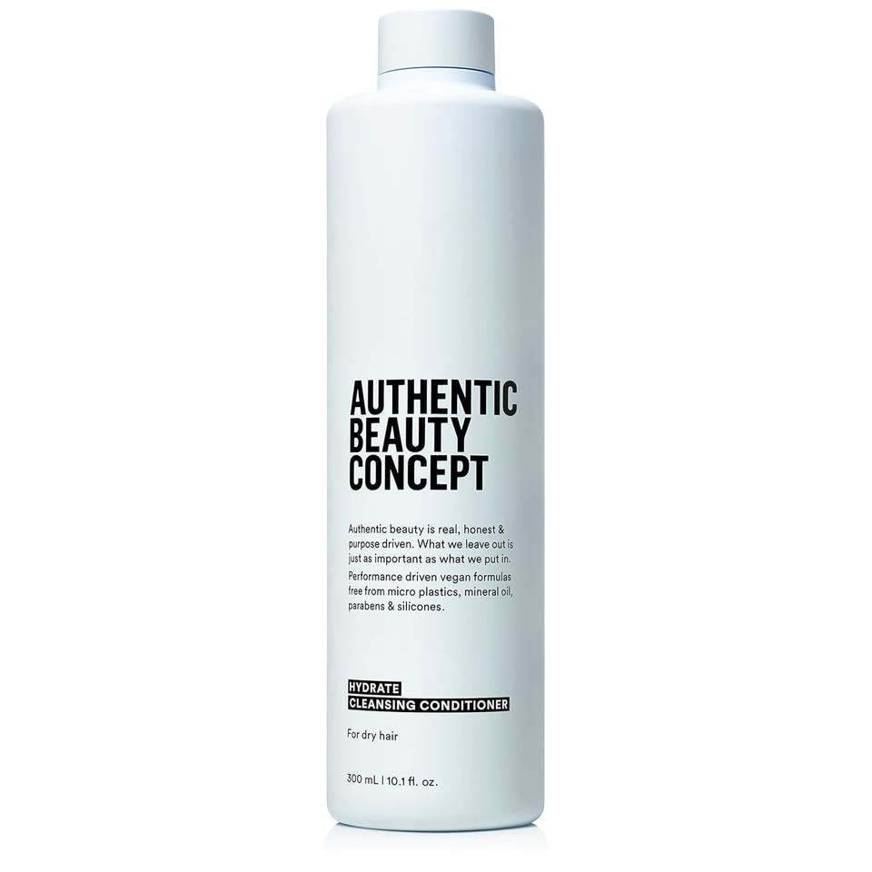 Authentic Beauty Concept Hydrate Cleansing Conditioner | Moisturizing Co-Wash | Increases Combability & Hydration | Normal To Dry Or Curly Hair | Vegan & Cruelty-Free | Silicone-Free | 10.1 Fl. Oz