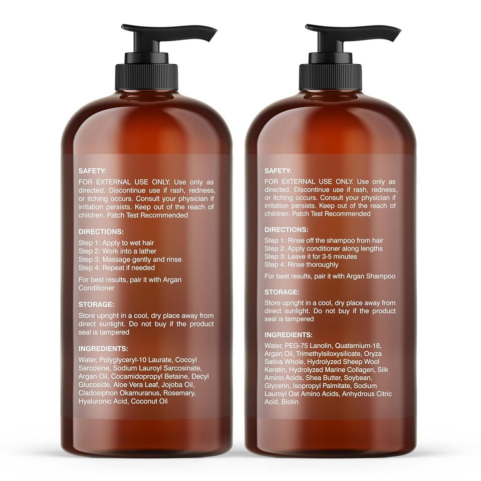 Botanic Hearth Tea Tree Shampoo And Conditioner Set | With 100% Pure Tea Tree Oil, For Itchy And Dry Scalp, Sulfate/Paraben Free | For Men And Women | 16 Fl Oz Each