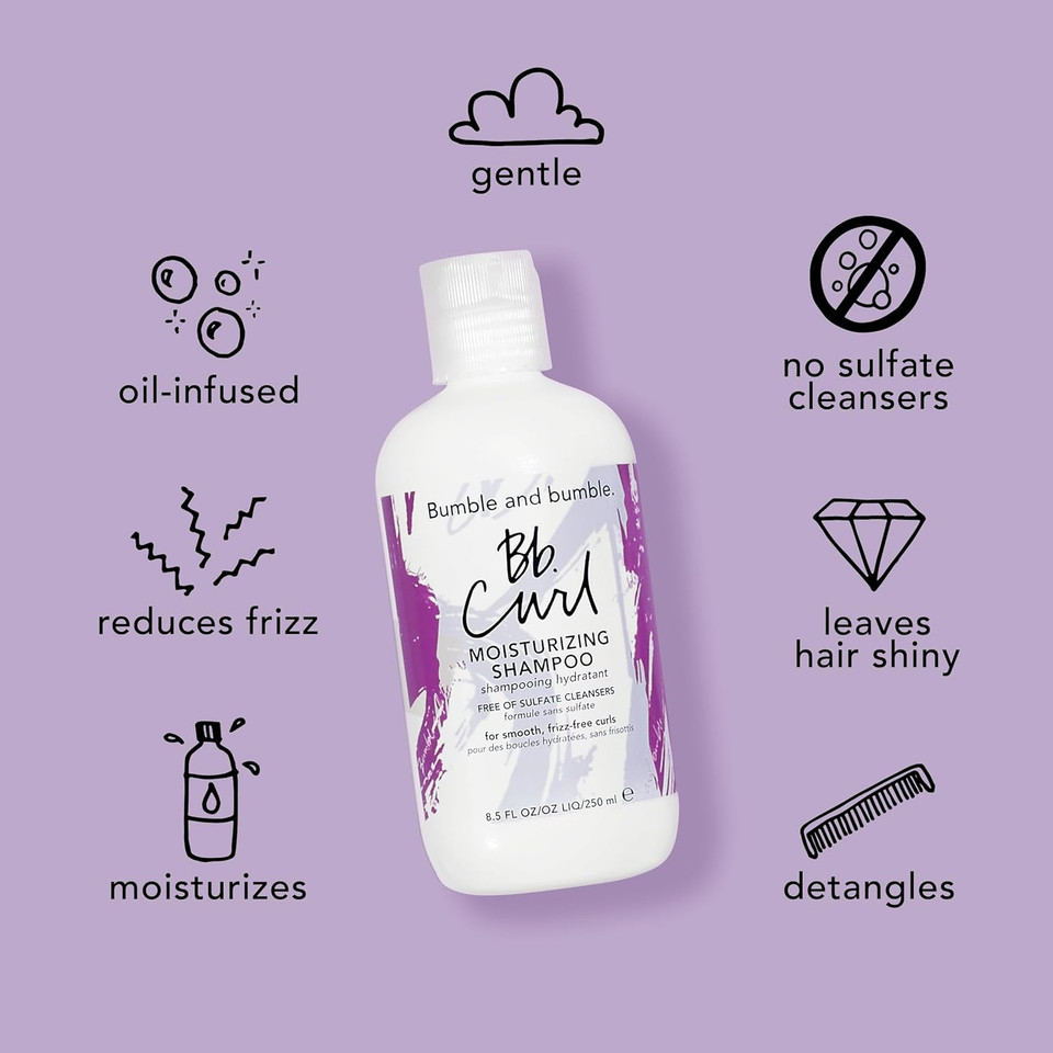 Bumble And Bumble. Curl Moisturizing Shampoo And Curl 3-In-1 Conditioner Sets