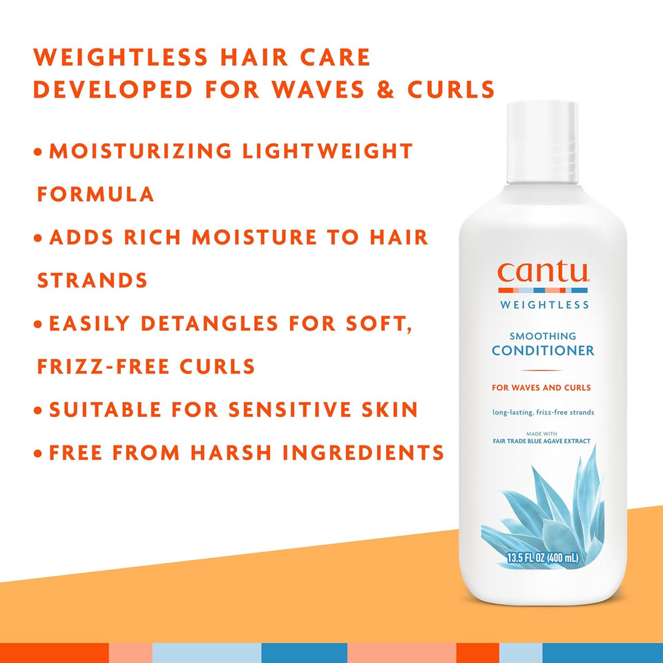 Cantu Weightless Smoothing Conditioner, 13.5 Fl Oz