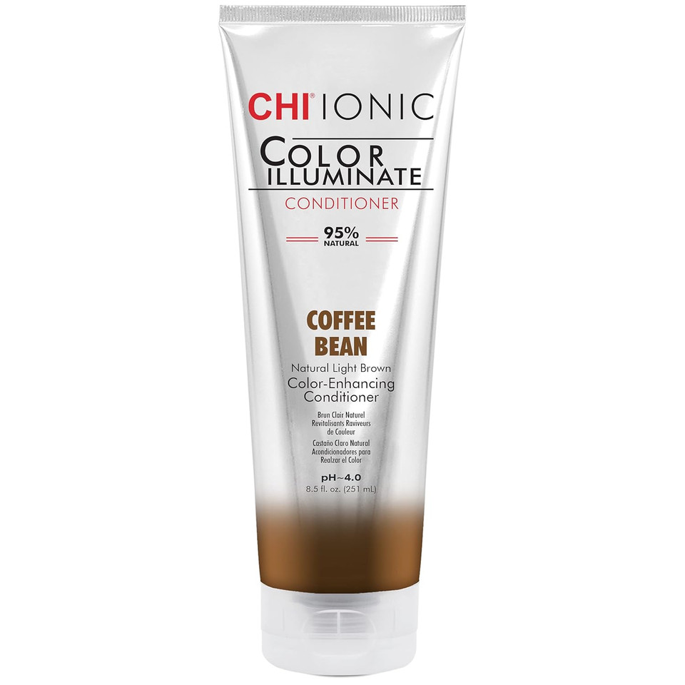 Chi Color Illuminate Conditioner, Helps Maintain Fresh Color In Natural & Color-Treated Hair, Sulfate, Paraben, & Cruelty-Free, Platinum Blonde, 8.5 Oz