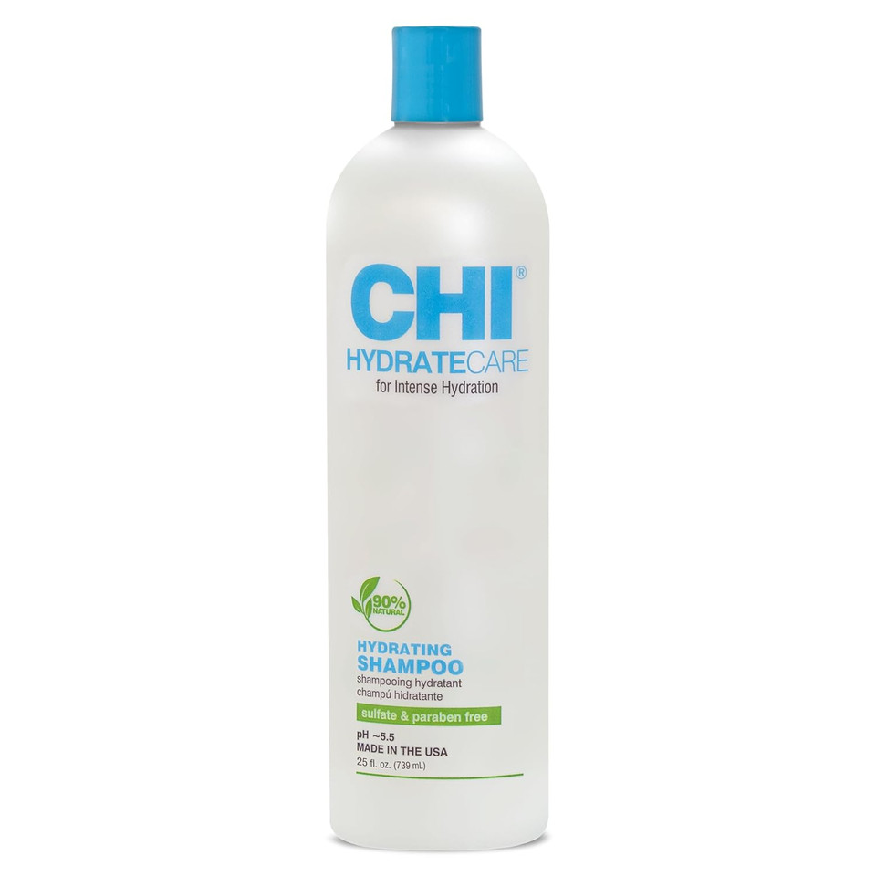 Chi Hydratecare Hydrating Shampoo, Balances Hair Moisture And Protects Against Damage And Hair Breakage, Sulfate, Paraben, & Cruelty-Free, 25 Oz