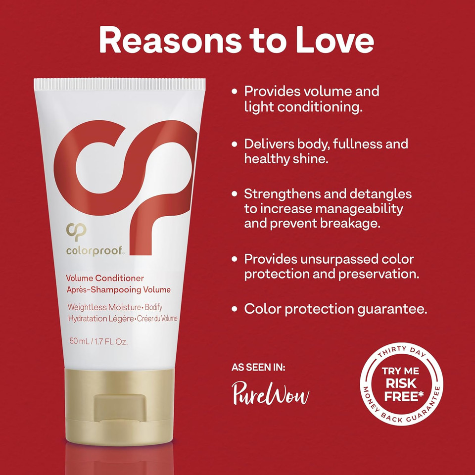 Colorproof Volume Conditioner For Women, White Nectarine Scent, Sulfate Free