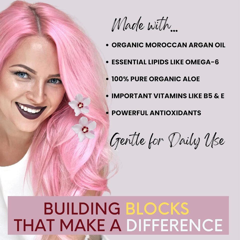 Dermorganic Argan Oil Daily Hydrating Conditioner  Sulfate-Free & Color Safe, 16.9 Oz Dermorganic Argan Oil Daily Hydrating Conditioner  Sulfate-Free & Color Safe, 16.9 Oz