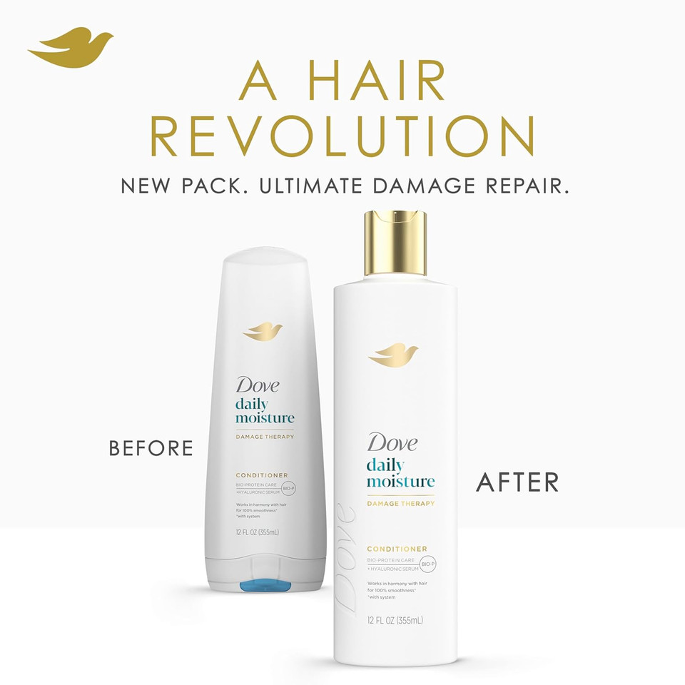 Dove Nutritive Solutions Moisturizing Conditioner 4 Count For Dry Hair Daily Moisture Deep Conditioner Detangles And Nourishes Dry Hair 12 Oz