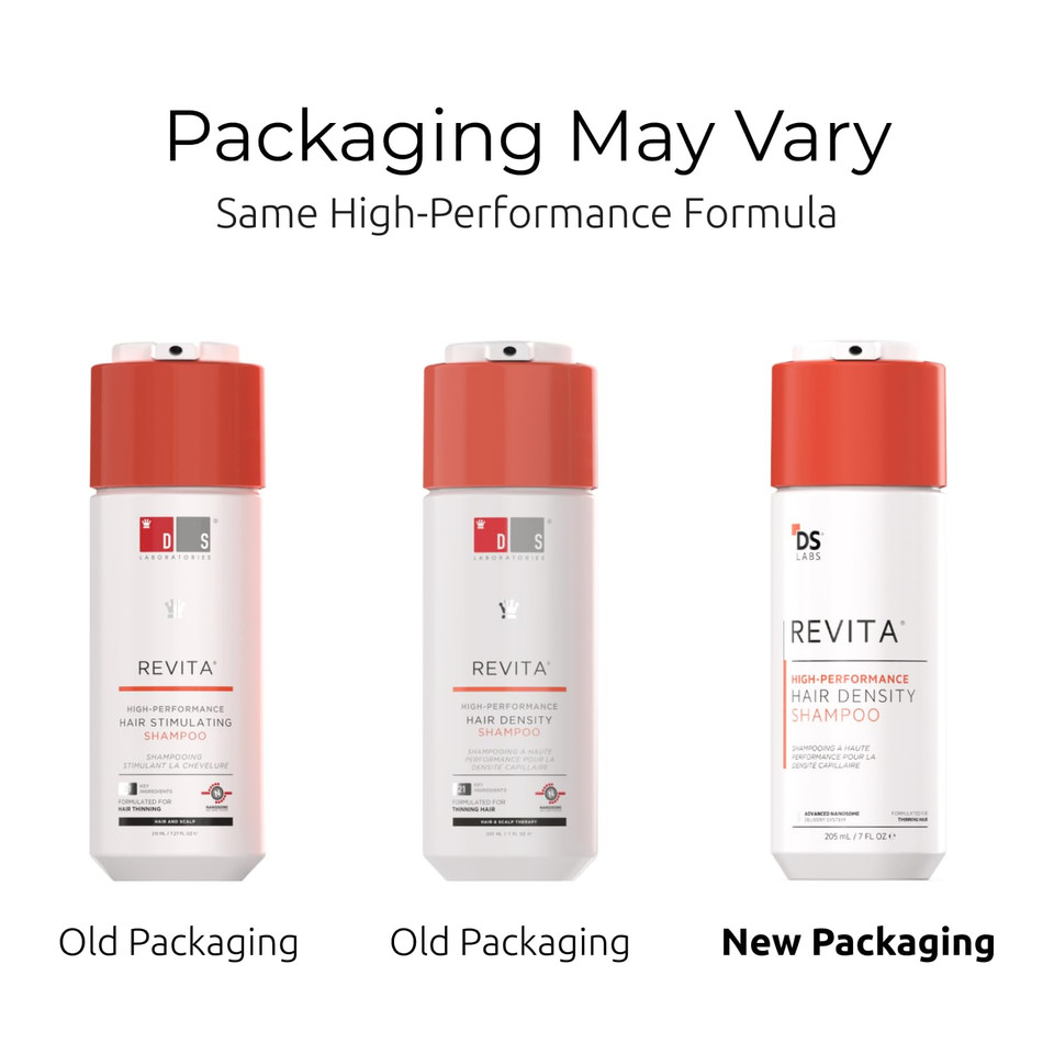 Ds Labs Revita Shampoo Travel Size  High-Performance Hair Density Shampoo, Volumizing & Thickening, Fuller, Healthier-Looking Hair, Sulfate & Silicone Free, For Men & Women, 100Ml