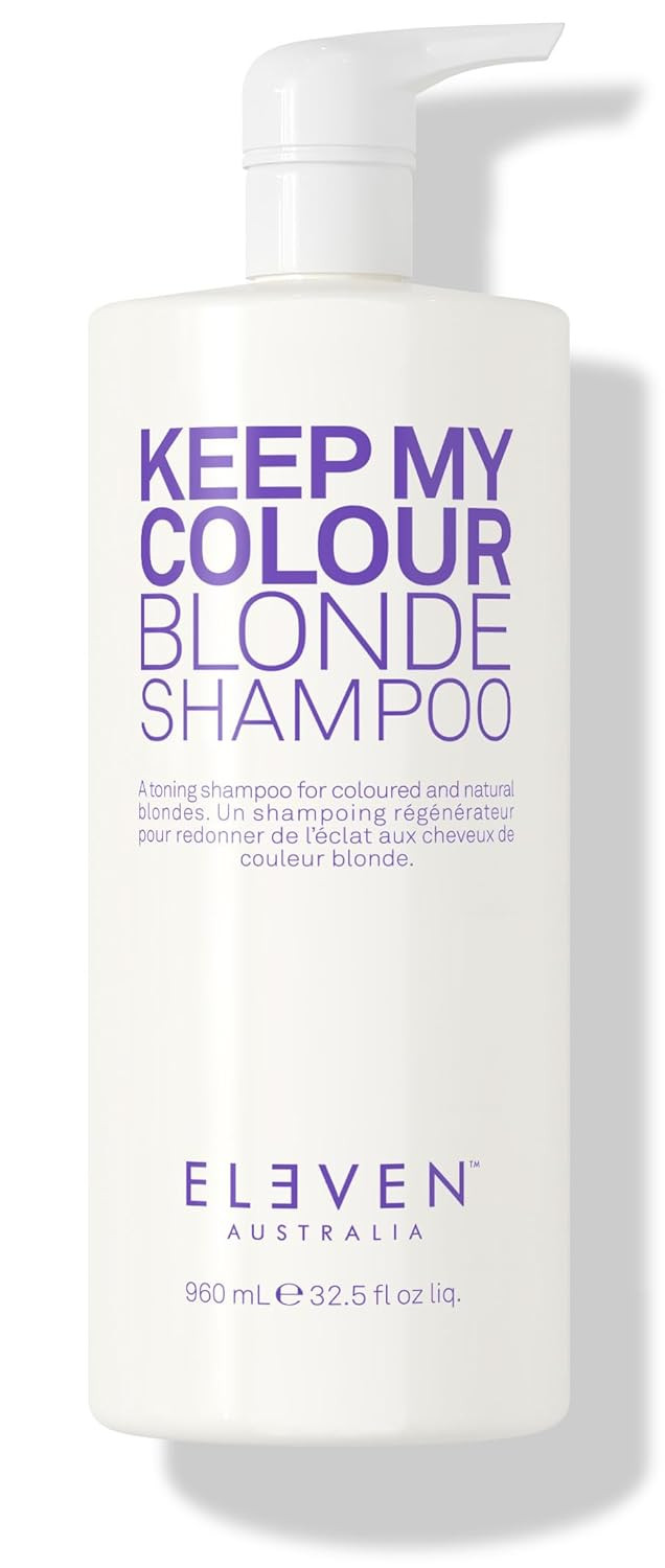 Eleven Australia Keep My Colour Blonde Shampoo - Sulfate-Free Shampoo For Blonde Hair, Protects Color & Neutralizes Brassiness, Restores Shine & Softness To Blonde Hair