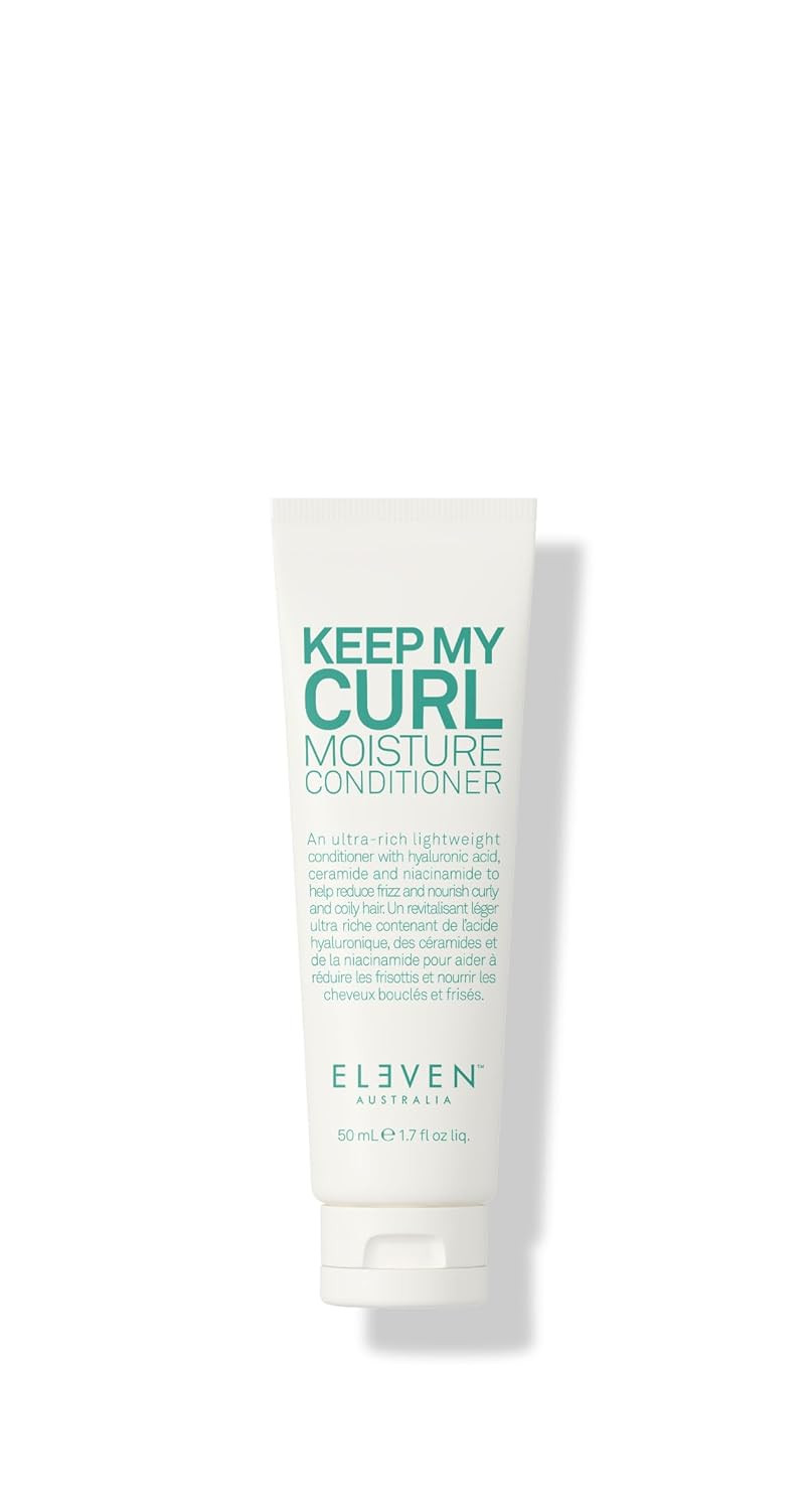 Eleven Australia Keep My Curl Moisture Conditioner Hydrating, For Curly And Wavy Hair, Enhances Curl Definition, Reduces Frizz, And Adds Shine, Sulfate-Free, Lightweight Formula