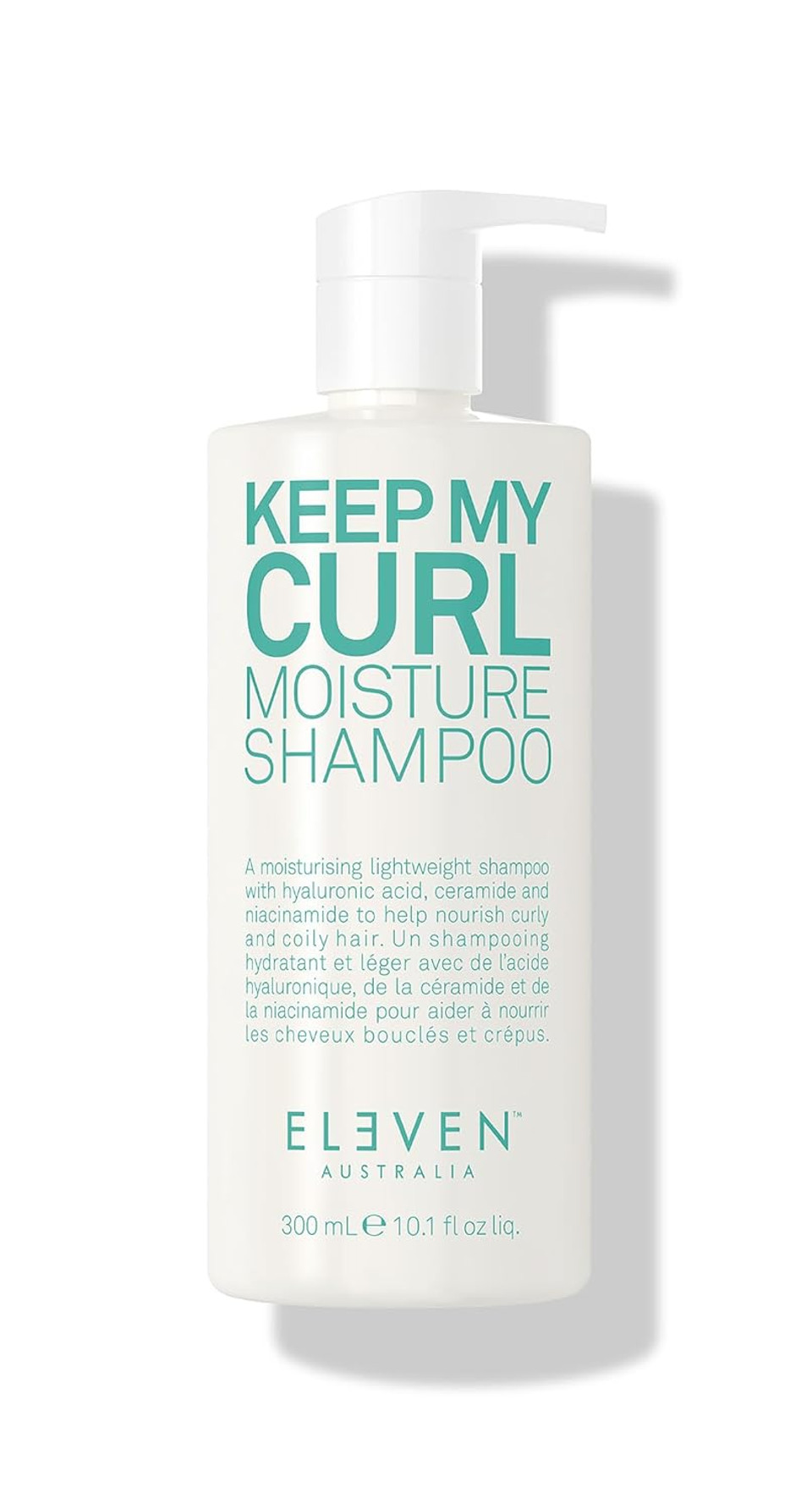 Eleven Australia Keep My Curl Moisture Shampoo Hydrating, For Curly And Wavy Hair, Enhances Curl Definition, Reduces Frizz, And Adds Shine, Sulfate-Free, Gentle Cleansing Formula