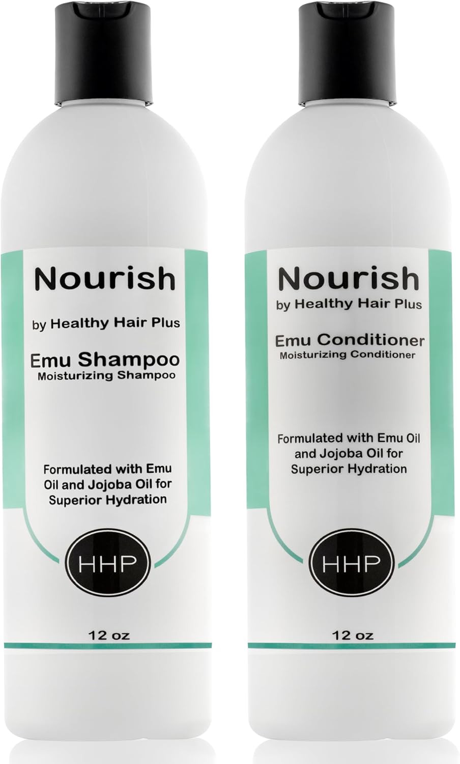 Emu Shampoo & Conditioner By Healthy Hair Plus - Helps Reduce Dryness And Adds Moisture And Shine