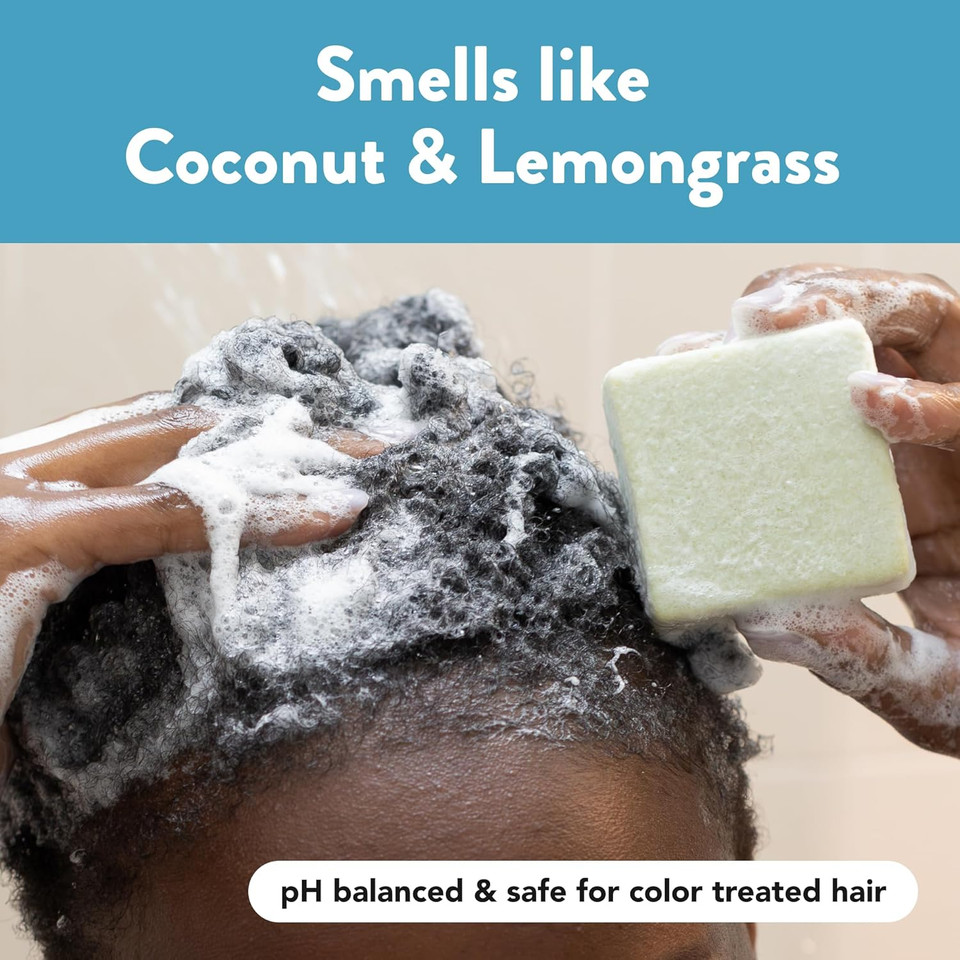 Ethique Hydrating Shampoo Bar For Dry Hair With Hyaluronic Acid - Plastic-Free, Cruelty-Free, Vegan, 3.88 Oz