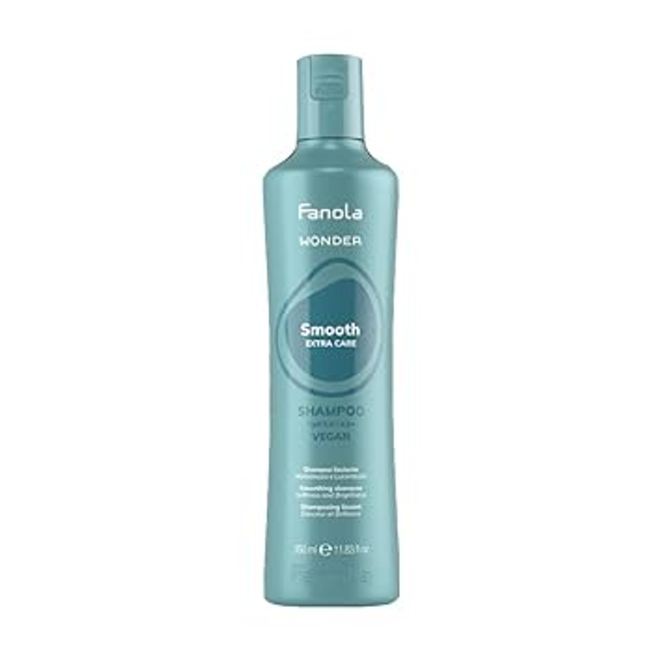 Fanola Smoothing Shampoo For Frizzy Hair - Deep Cleansing & Nourishing Hair Shampoo For Women & Men - Formulated With Cotton Oil To Make Straightening Easier (350 Ml)