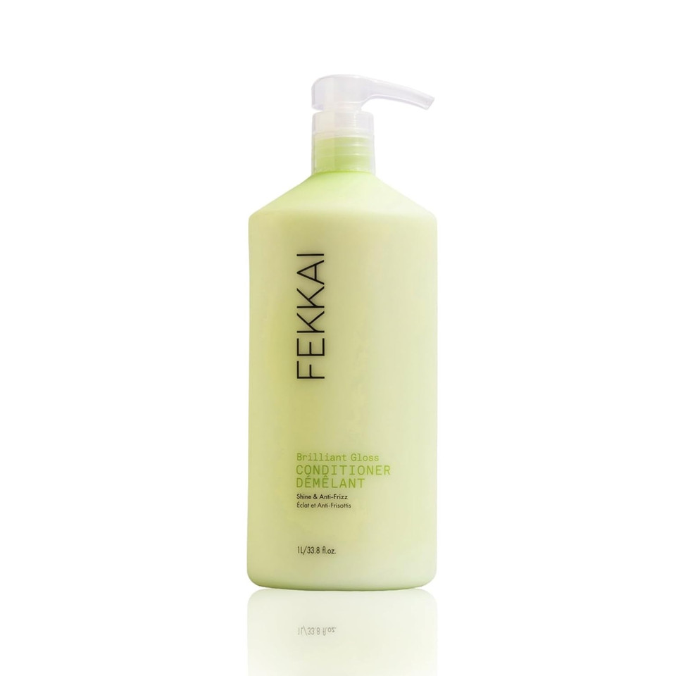 Fekkai Brilliant Gloss Conditioner - 1 Liter - Transforms Hair With 4X Shine - Free Of Sulfates, Parabens, Phthalates - Vegan, Cruelty-Free