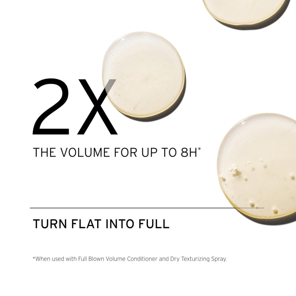 Fekkai Full Blown Volume Shampoo - 1 Liter - Adds Lift & Body For Lasting Volume For Fine Or Flat Hair - Vegan, Cruelty-Free