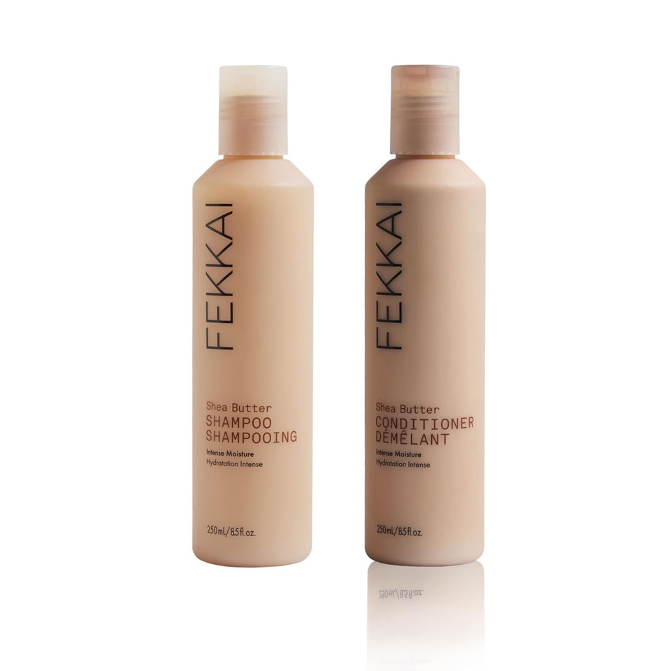 Fekkai Shea Butter Shampoo (2 Oz) + Conditioner (2 Oz) - Improves Moisture, Softness & Shine - Reduces Frizz By 61% Up To 12H - Free Of Sulfates, Parabens, Phthalates - Vegan, Cruelty-Free