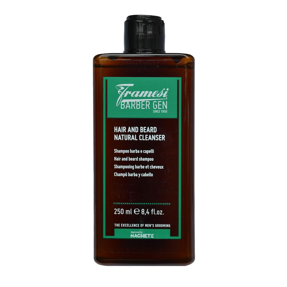 Framesi Barber Gen Hair & Beard Natural Cleanser Shampoo Fl Oz Men'S