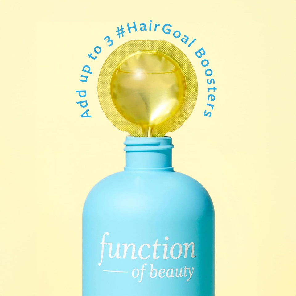 Function Of Beauty Wavy Hair Add-In Booster Treatment Bundle  Hair Goals Include Anti-Frizz, Strengthen & Shine #Hairgoal Boosters